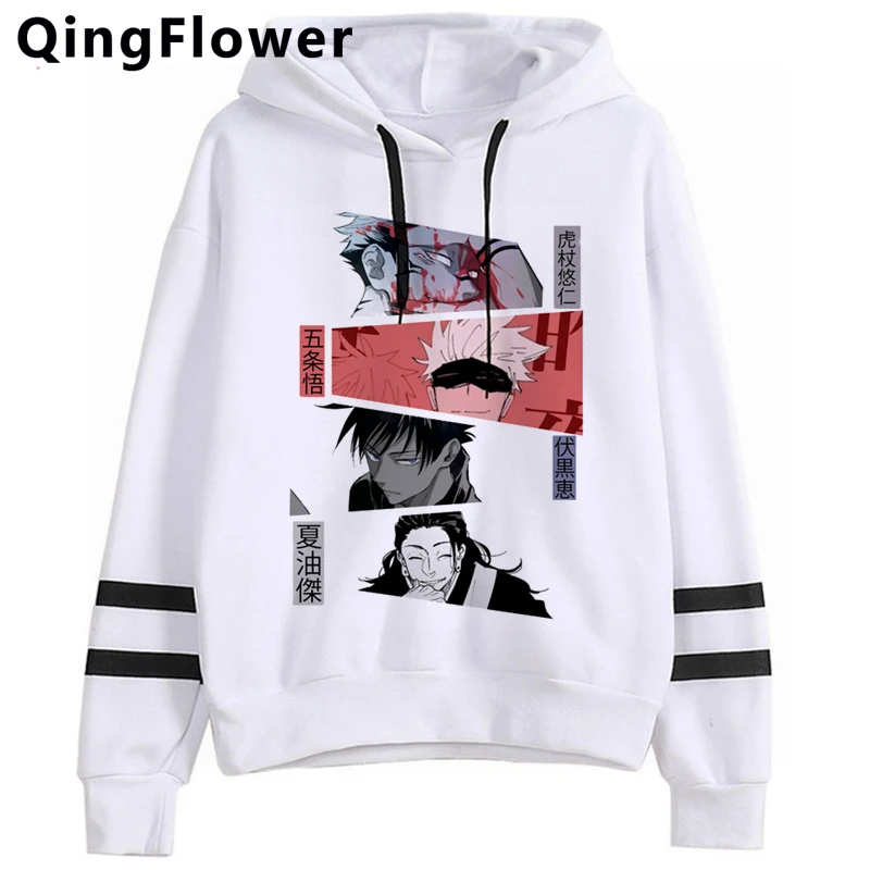 

Jujutsu Kaisen Yuji Itadori hoodies female printed hip hop Oversized graphic women clothing sweatshirts Korea Oversized