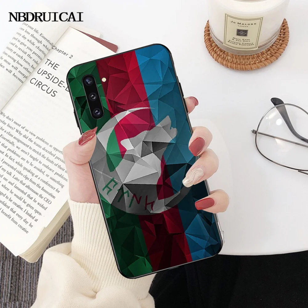 PENGHUWAN флаг Азербайджана Бута черный мягкий чехол для телефона Samsung Note 3 4 5 7 8 9 10 pro M10