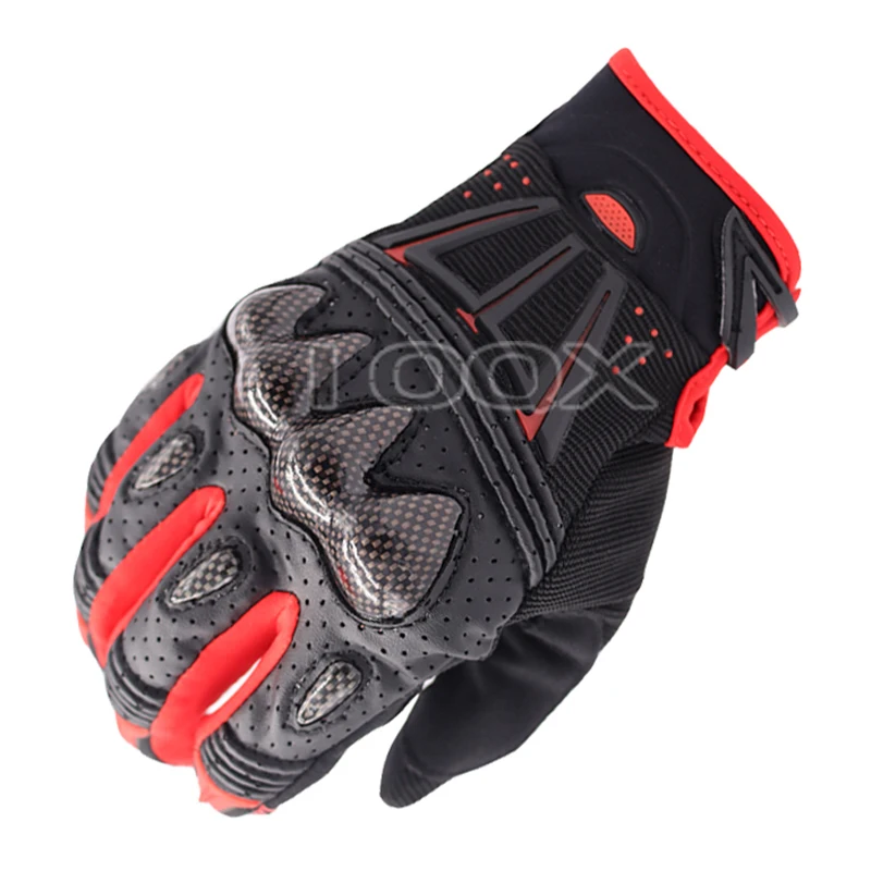 Кожаные перчатки унисекс белые Мотоциклетные Перчатки-бомбер для езды на горном