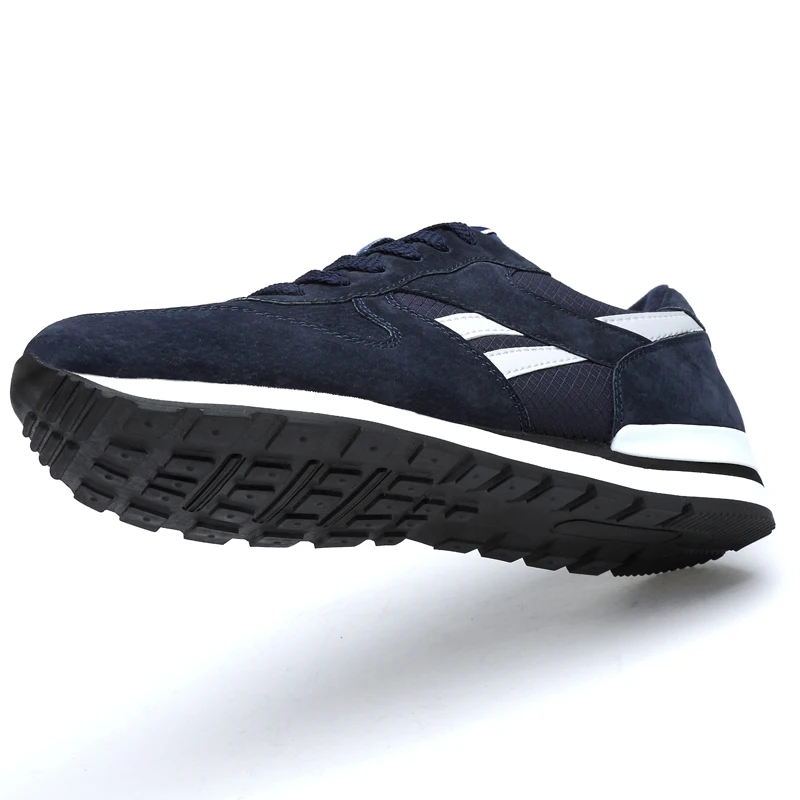 Кроссовки SusuGrace мужские из натуральной кожи дышащие беговые ботинки удобная