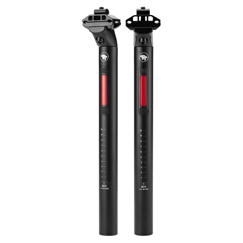 

Подседельный штырь для велосипеда с красным светодиодом, предупреждающий задний фсветильник рь для горного и дорожного велосипеда, соедин...