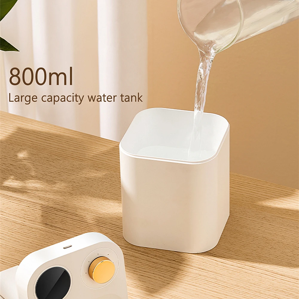 

800ml Wireless Humidifier Aromatherapy Diffuser Essential Oil Diffuser Ultrasonic Air Humidifier 2000mAh Battery Rechargeable