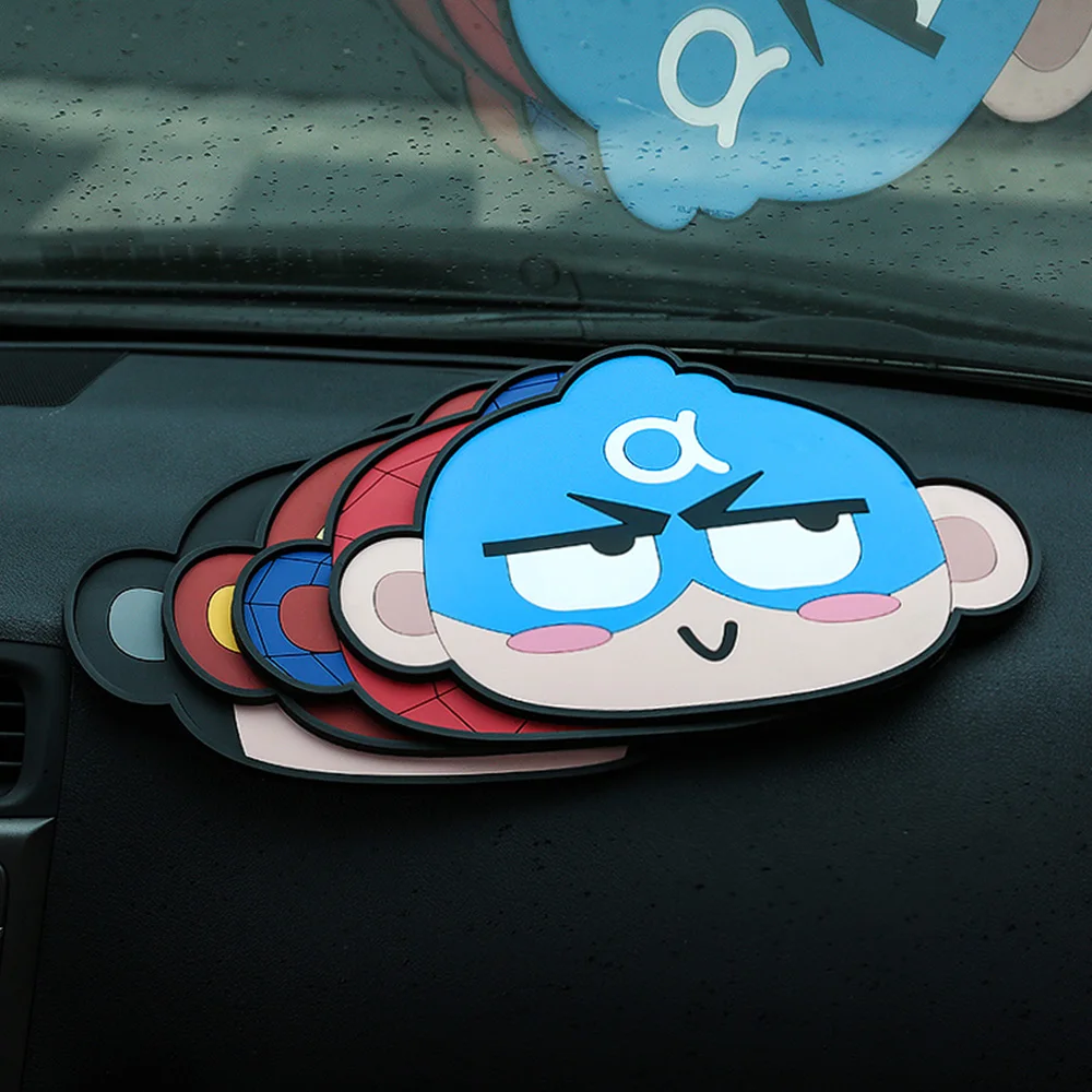 Гаджеты для автомобиля Противоскользящие коврики автомобильный коврик Marvel