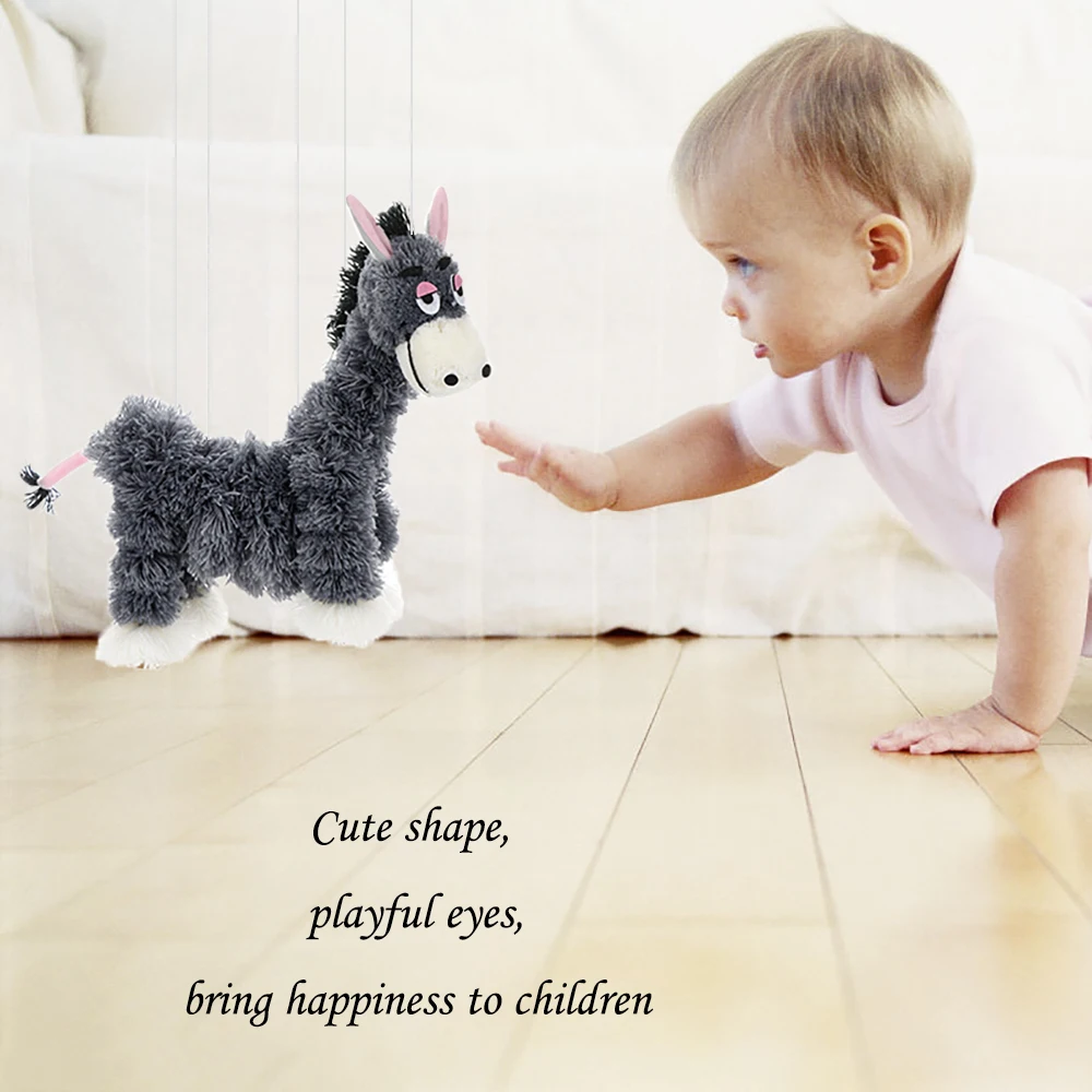 Популярная забавная веревка для кукол Ослик игрушки милый клоун кукла