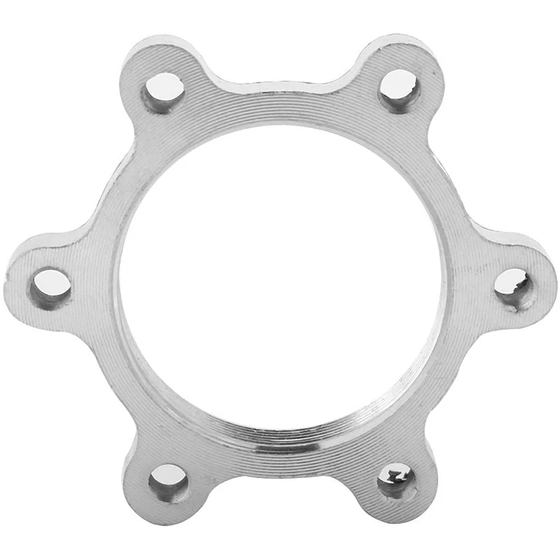 

10 Pcs Aluminium Alloy Bicycle Freewheel Threaded Hubs Disk Disc Brake Rotor 6 Bolt Rotor Adapter Replacement Part,48mm