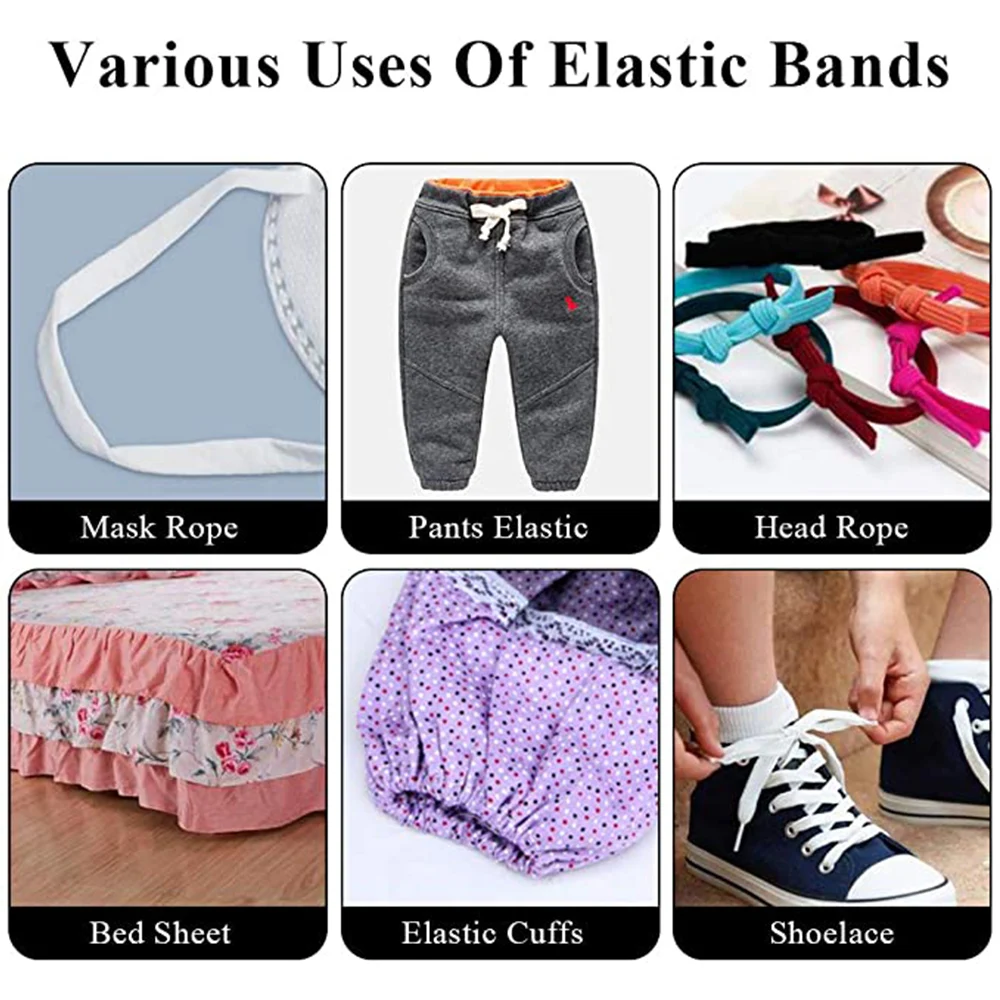 70 ярдов 6 мм эластичная лента s высокоэластичная швейная резиновая отделка одежды