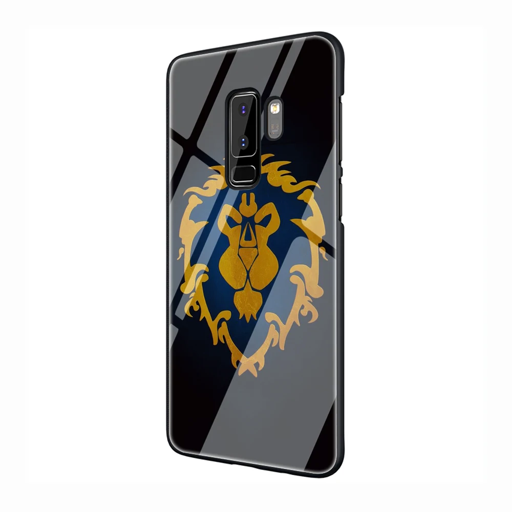 G1 EWAU World of Warcraft закаленное Стекло чехол для телефона для samsung S7 край S8 S9 S10 Note 8, 9, 10, плюс A10 20 30 40 50 60 70 - Цвет: G1