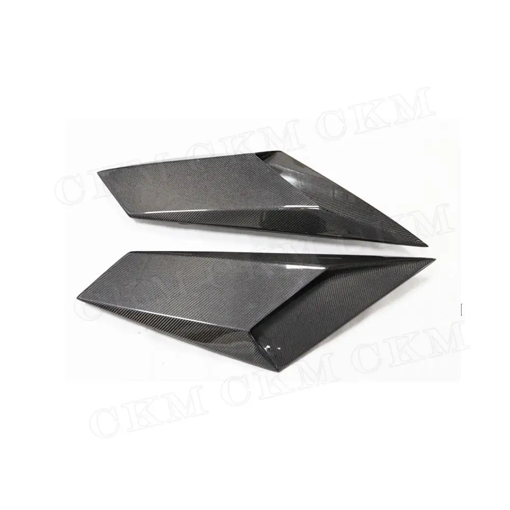 Передние щитки из углеродного волокна для заднего бампера боковых