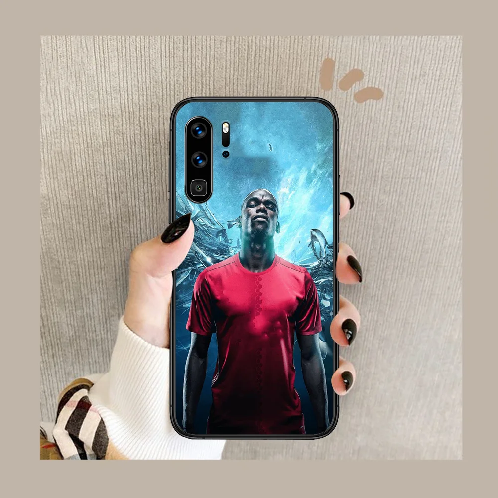 

Paul Pogba 6 soccer Phone Case Cover Hull For Huawei P8 P9 P10 P20 P30 P40 Lite Pro Plus smart Z 2019 black Bumper Pretty Cell