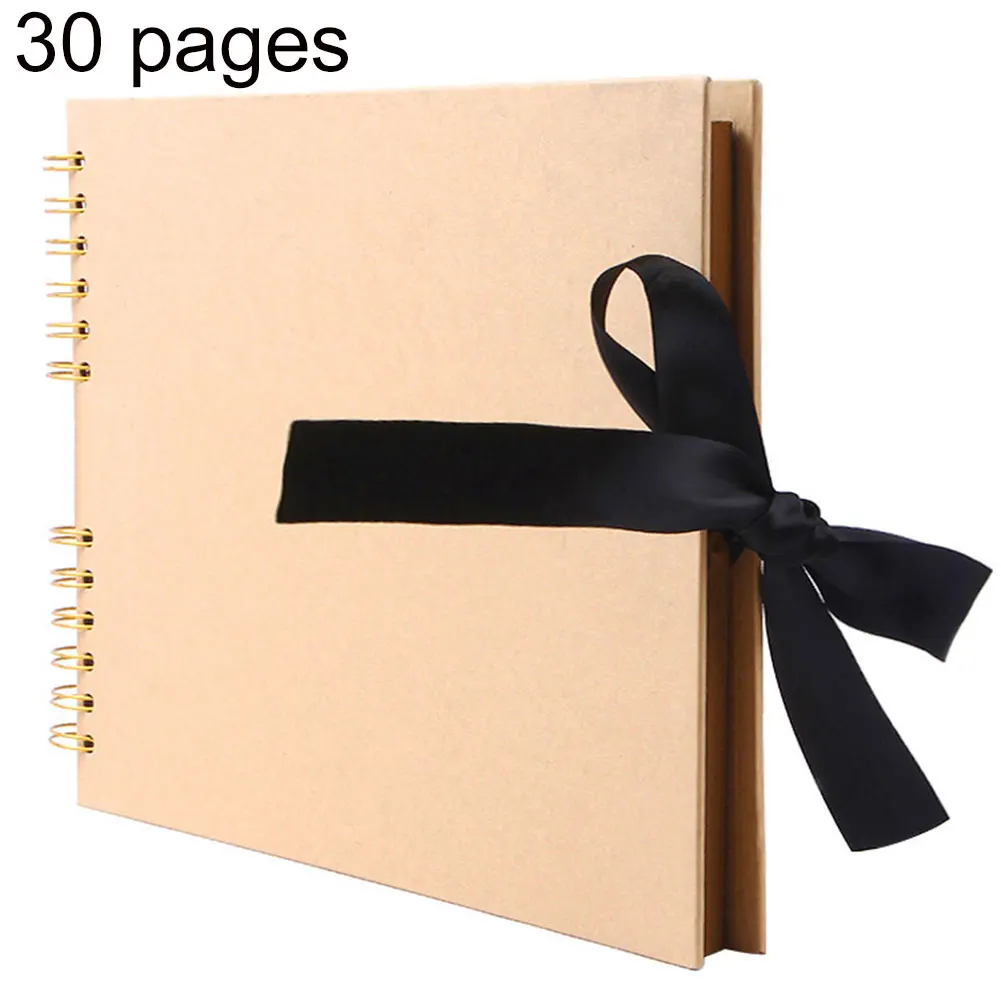 Мода 30-страница Скрап Фото Альбом DIY Бумага на свадьбу день рождения Семья книга