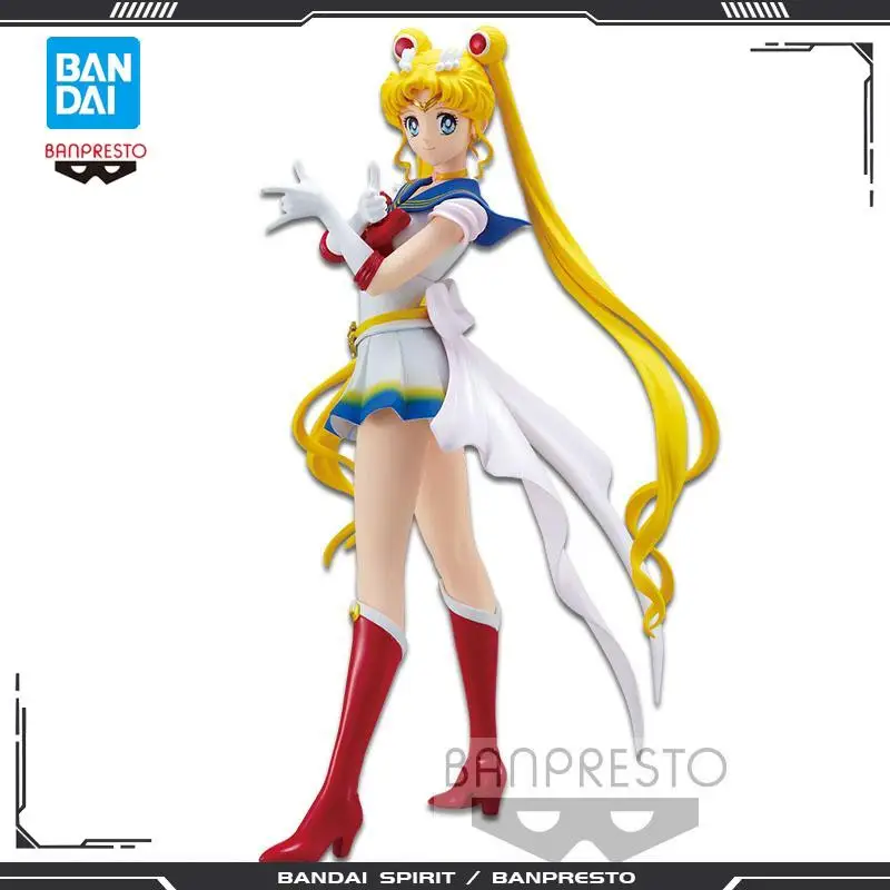 

Genuine Bandai Sailor Moon Figure Brand New Spot 25cm PVC Anime character Action Collection Model Toys for kids Birthday Gifts