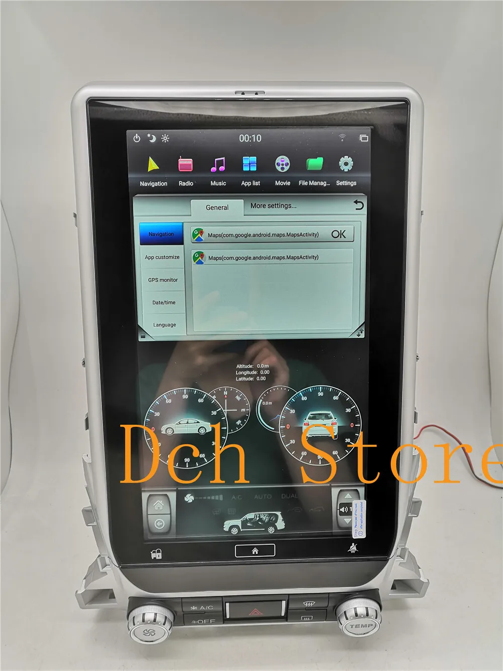 13,6 дюймов вертикальный tesla стиль Android автомобильный DVD gps навигатор для Toyota LandCruiser land cruiser LC200 PX6