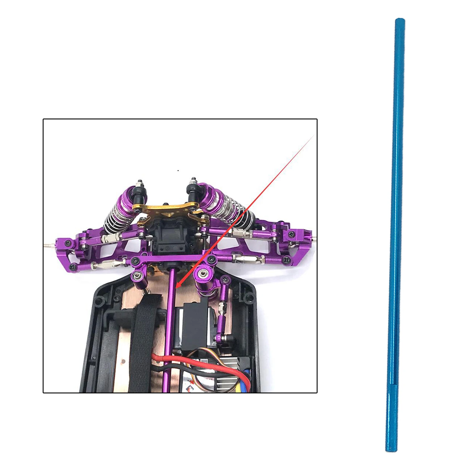 

WLtoys 1:12 124018 124019 RC car upgrade parts Metal Drive Shaft