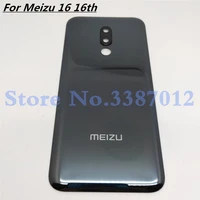 original for meizu 16 16th glass back battery cover housing door rear case with camera fame and lens