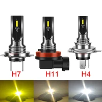 new mini 4300k 16000lm luces 1860 h8 h9 h11 9012 h7 h4 hb3 9005 9006 hb4 led headlight bulbs 6000k 12v car fog light auto lamp