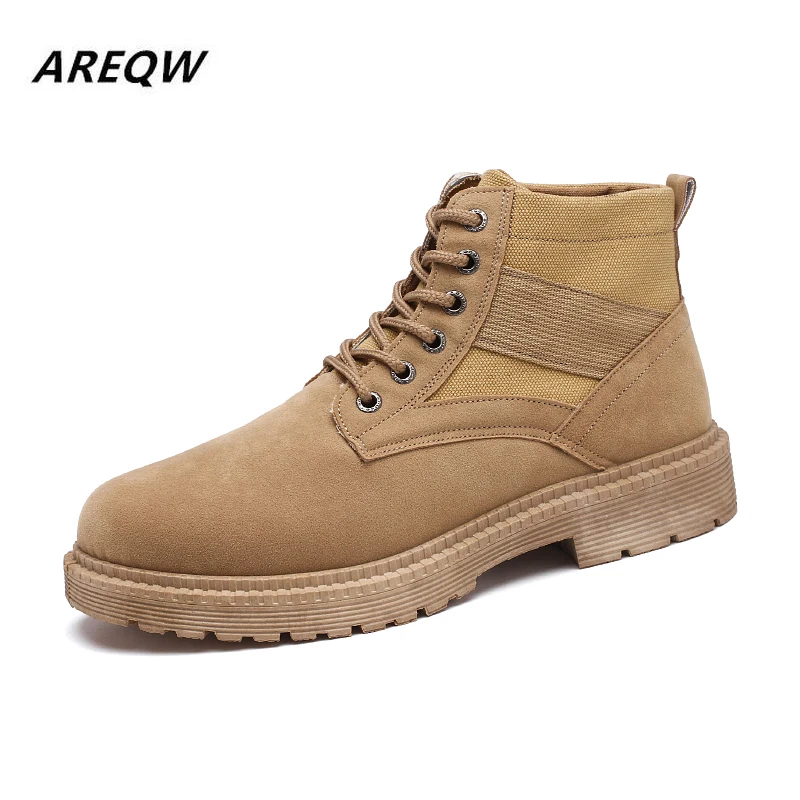 2019 г. Высококачественные модные мужские ботинки martin на осень и зиму с круглым