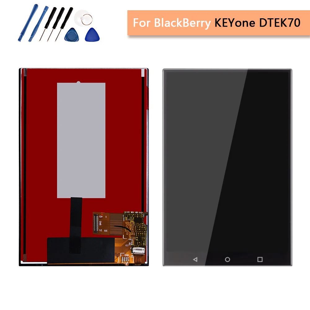 100% тест для BlackBerry DTEK70 ЖК-дисплей кодирующий преобразователь сенсорного экрана в