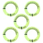 Флуоресцентные буквы замка зажигания Крышка двигателя Замочная скважина кольцо Переключатель наклейка 5 шт.