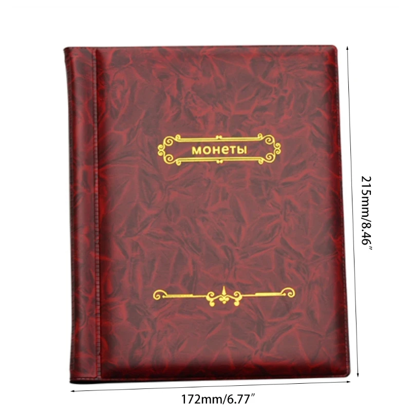 Coin and Currency Collecting Holder Album with Plastic Pages for 250 Coins F19B | Дом и сад