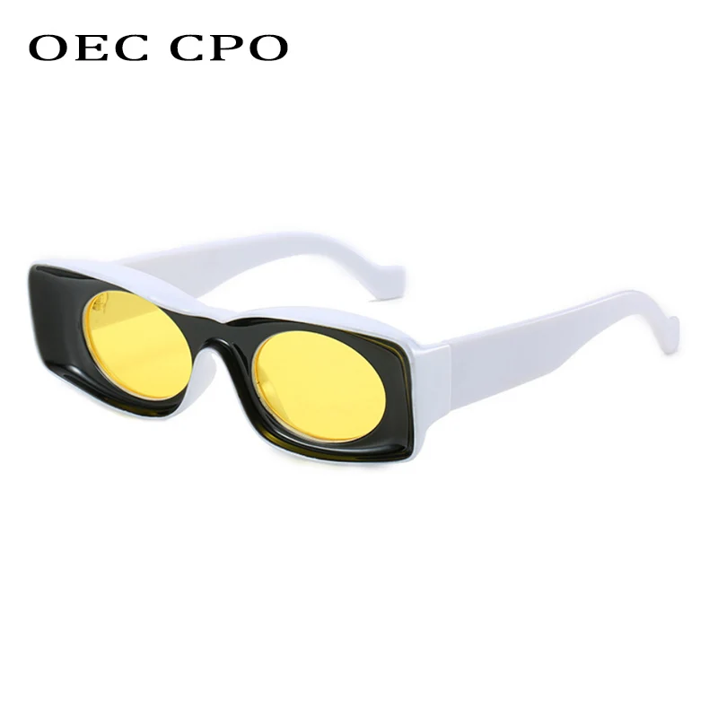 OEC CPO винтажные квадратные солнцезащитные очки для женщин и мужчин новые большие