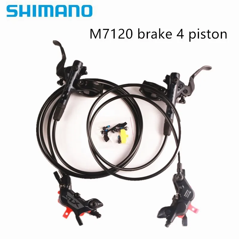 Тормоз SHIMANO DEORE SLX M7120 4 поршневой гидравлический дисковый для горного велосипеда с