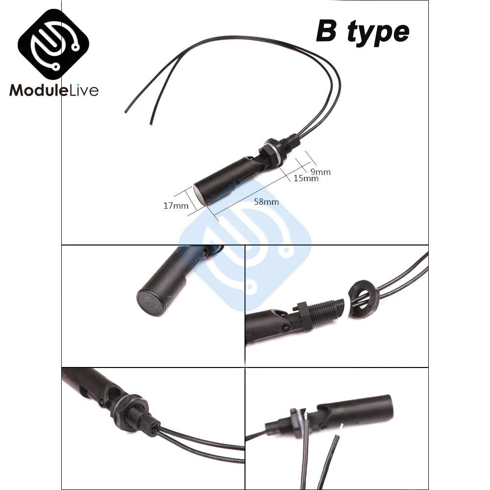 Горизонтальный Поплавковый сенсор контроль уровня для резервуара