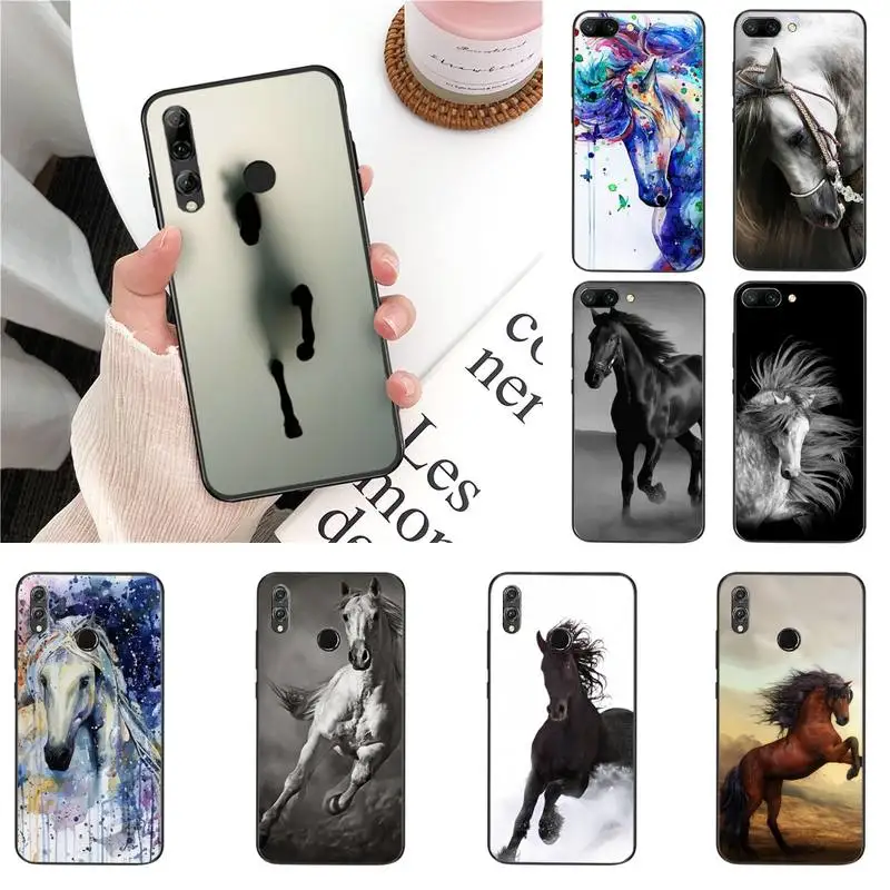 

YNDFCNB the Great beauty horse Phone Case For Huawei Honor 8X 9 10 20 Lite 7A 7C 10i 9X play 8C 9XPro