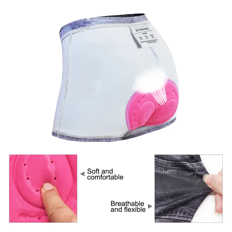 Женские велосипедные шорты WOSAWE велосипедное нижнее белье компрессионные