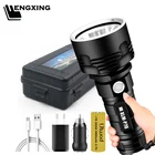 Супермощный светодиодный фонарик XHP70 XML L2 9000 лм, тактический фонарь с USB-зарядкой, водонепроницаемый Ультраяркий фонарь для кемпинга