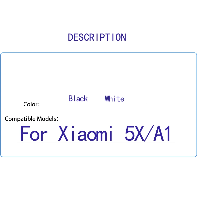 

5.5" For Xiaomi Mi A1 LCD Display MIA1 Mi5X Mi 5X Touch Screen Digitizer with Frame Replacement Parts For Xiaomi Mi A1 LCD