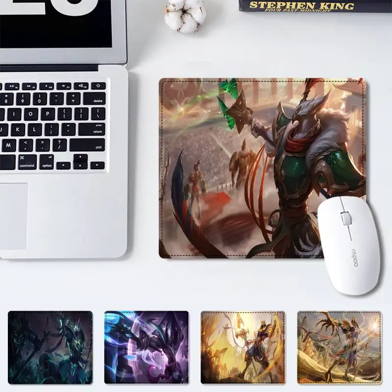 

Trendy LOL Azir office Mat Small Pads Family Laptop Gamer Rubber Mouse Mat MousePad Desk Gaming Mousepad Cup Mat
