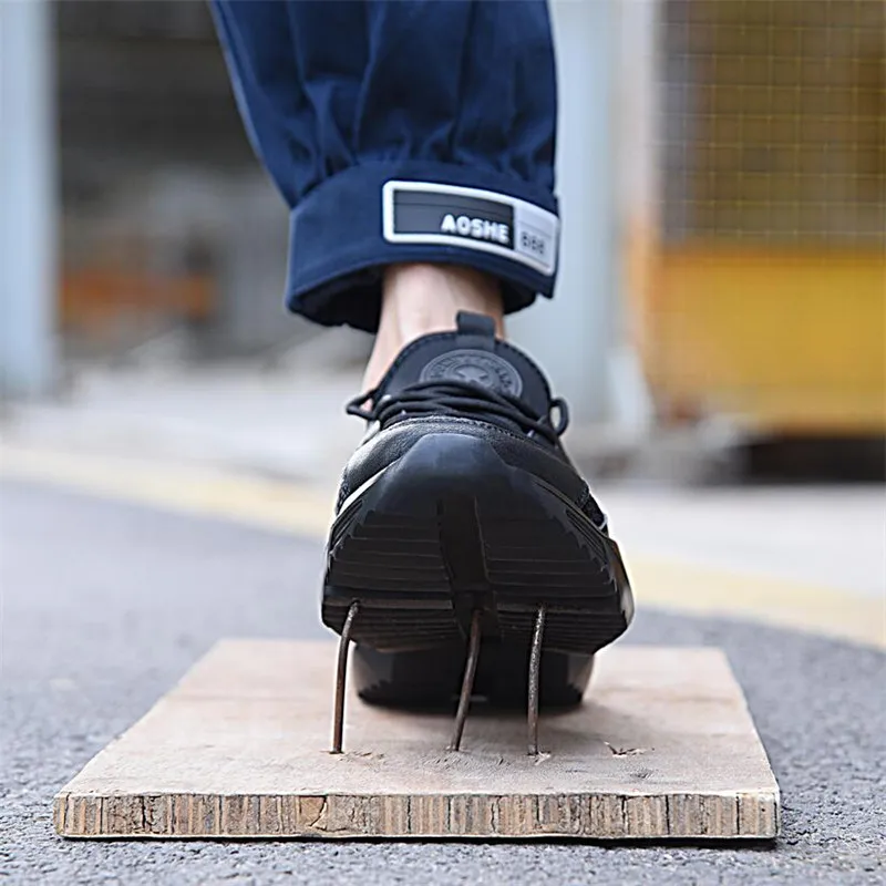 Сетка со стальным носком Рабочая обувь на ультра светильник с мягкой подошвой