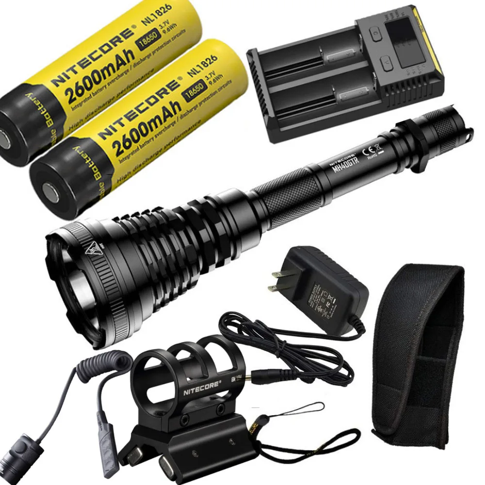 NITECORE MH40GTR 1200 люмен Ультра большой диапазон 1004 м охотничий фонарик Тактический