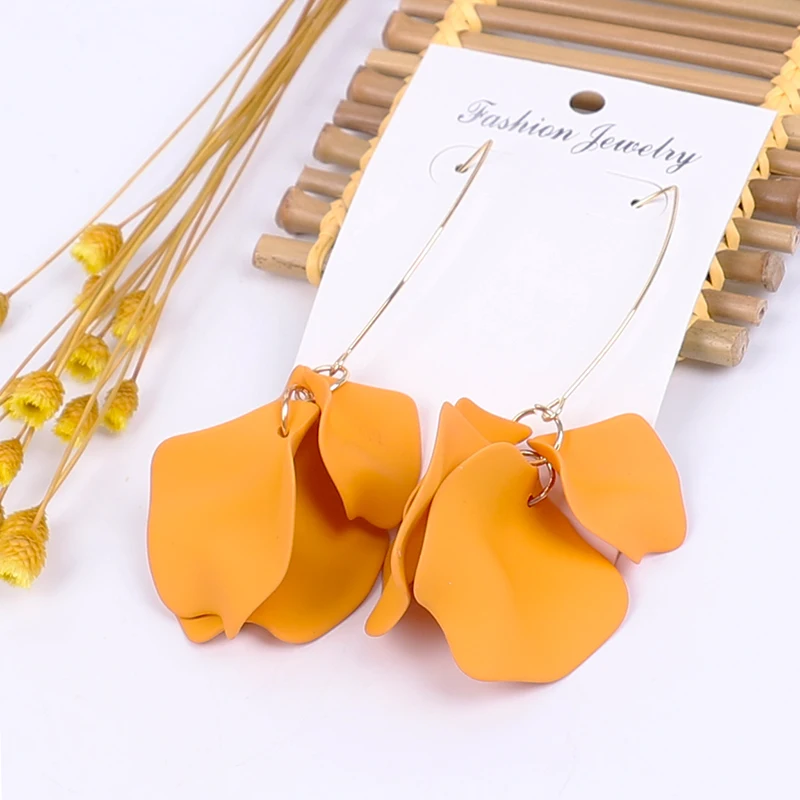 Женские серьги кольца sjewelry длинный в Корейском стиле модная обувь богемном Бохо