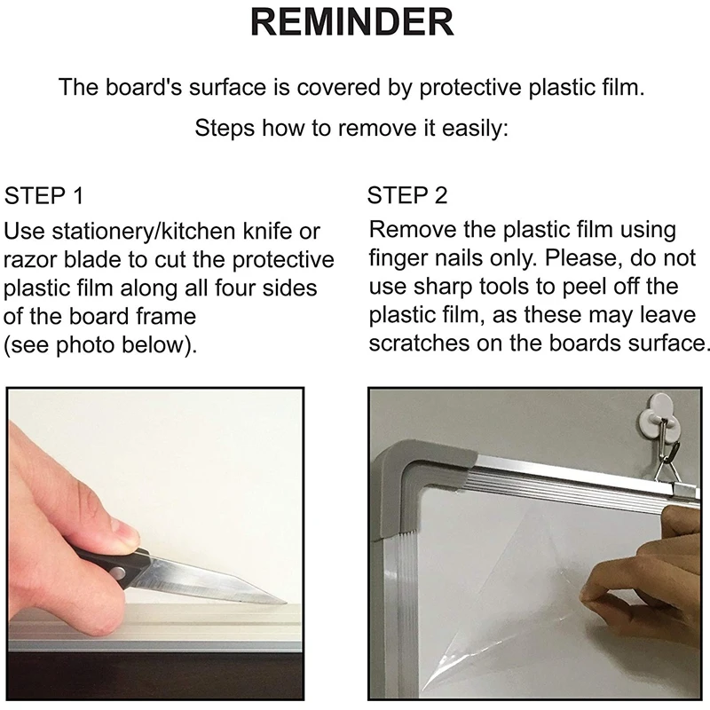 Магнитная доска для письма двусторонняя с ручкой стираемые магнитные кнопки