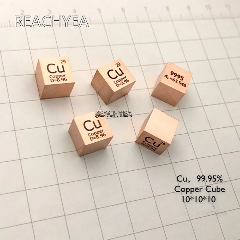 Элемент Cube 10 мм чистая плотность Кобальт никель медь цинк ниобий молибден Олово