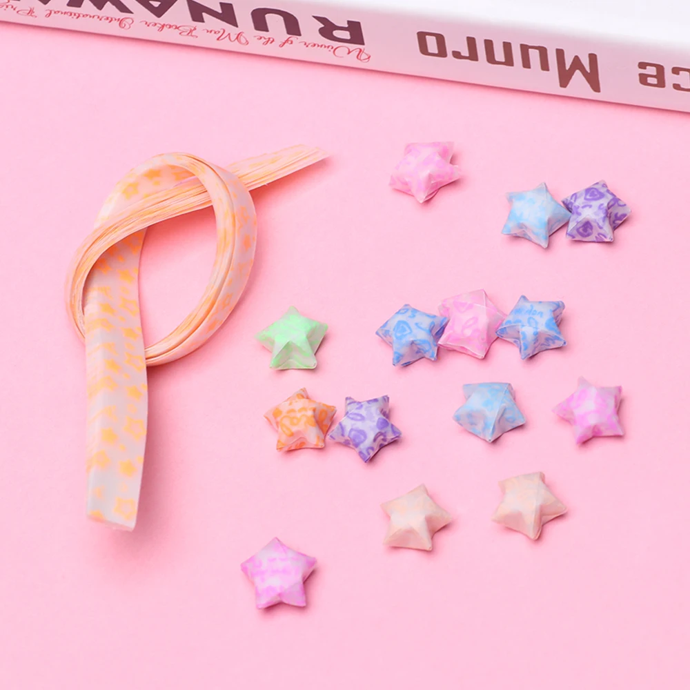 210 шт./лот модная светящаяся в темноте звезда на удачу оригами флуоресцентная