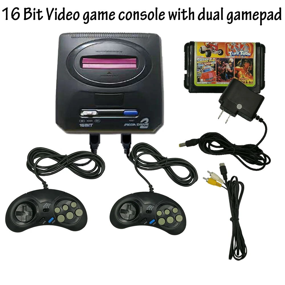 2019 новая Ретро Мини ТВ Видео игровая консоль для Sega MegaDrive 16 бит 600 различных