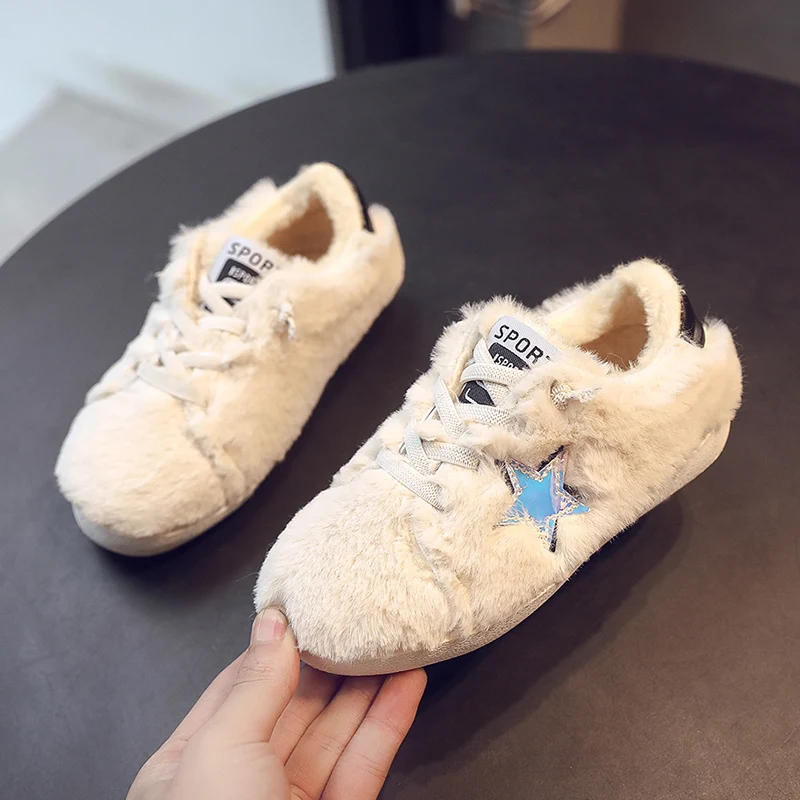 Детские меховые кроссовки 2020 зимняя детская обувь для мальчиков и девочек