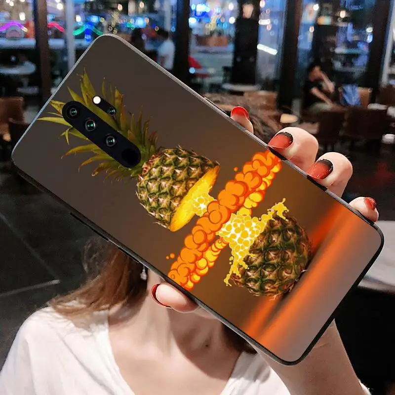 Fun pineapple with glasses Shell Phone Case for Redmi Note 9 8 8T 8A 7 6 6A Go Pro Max K20 K30 | Мобильные телефоны и