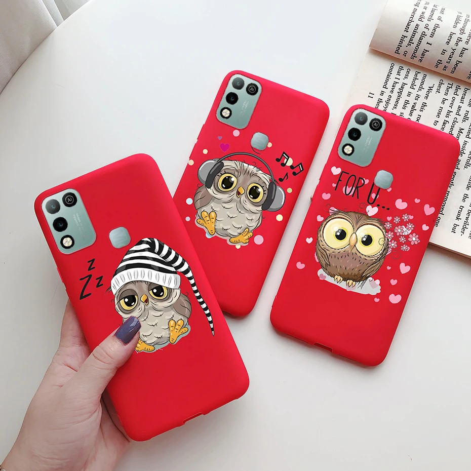 for infinix hot 11 play case soft silicone cute cartoon painted phone case for infinix hot 11 play hot11 play back cover fundas free global shipping