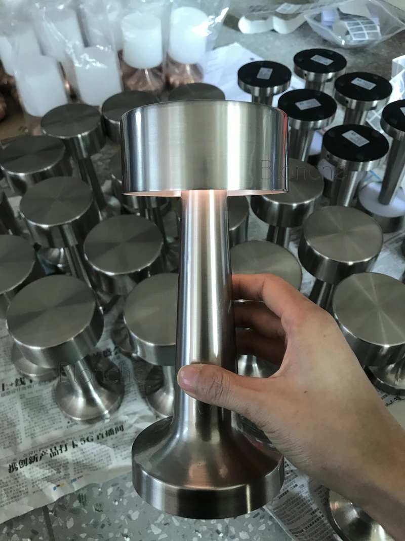 

Vintage Bar Table Lamps Portable Battery LED Night Lights Chargeable Desk Light Fixtures Bedroom Bedside Lamp Restaurant Decor