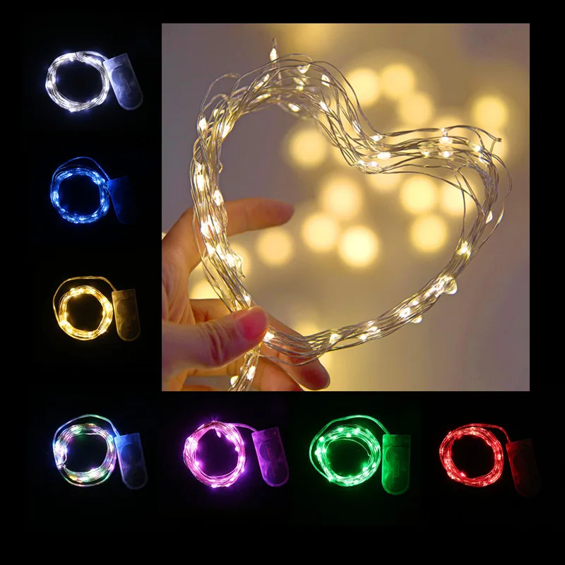 Рождественская гирлянда из медной проволоки сказочные огни рождественские