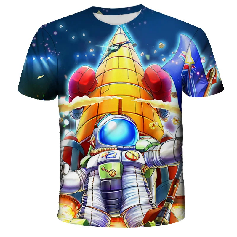 

2021 Children's T-Shirt 3D Printed White Cat Project Short Sleeve Kids Boys Girls Casual Tops Tees Toddler O-Neck Clothing