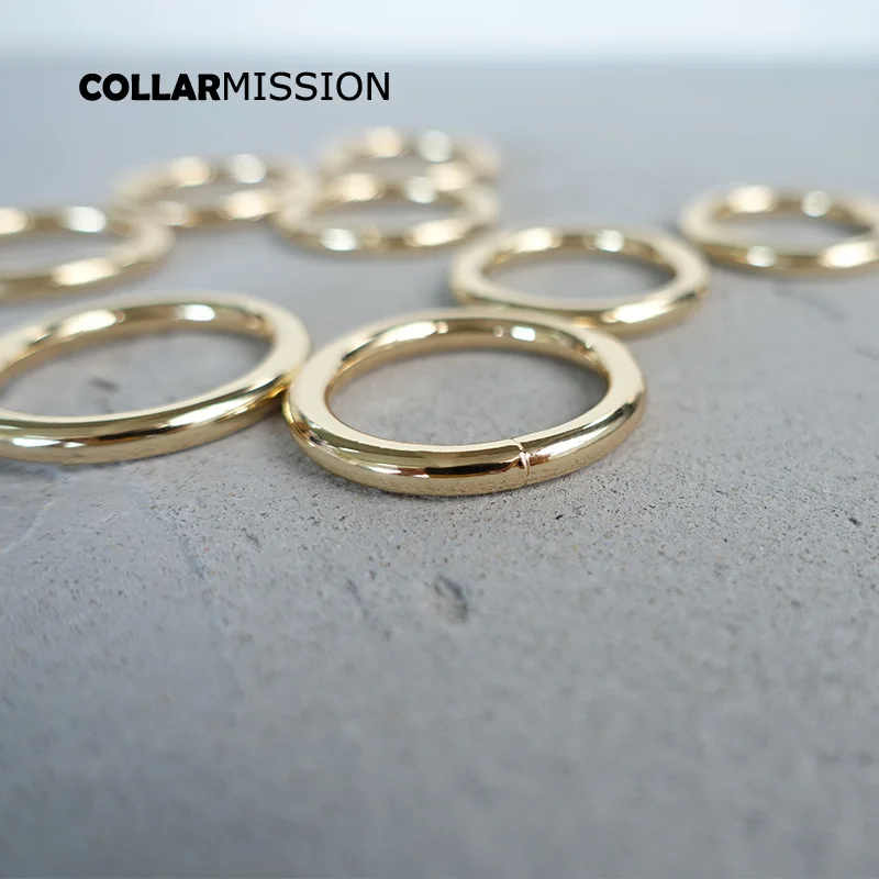 10 шт./лот металлические несварные золотые уплотнительные кольца 25 мм
