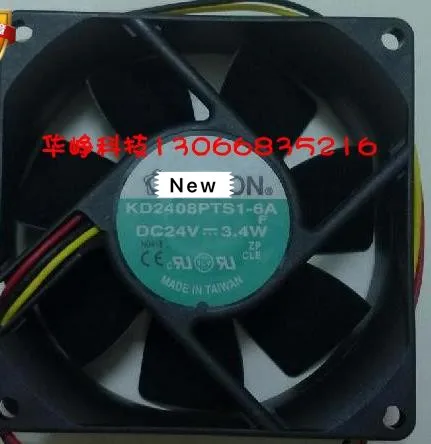 

Original 8025 KD2408PTS1-6A 24V 3.4W cooling inverter fan
