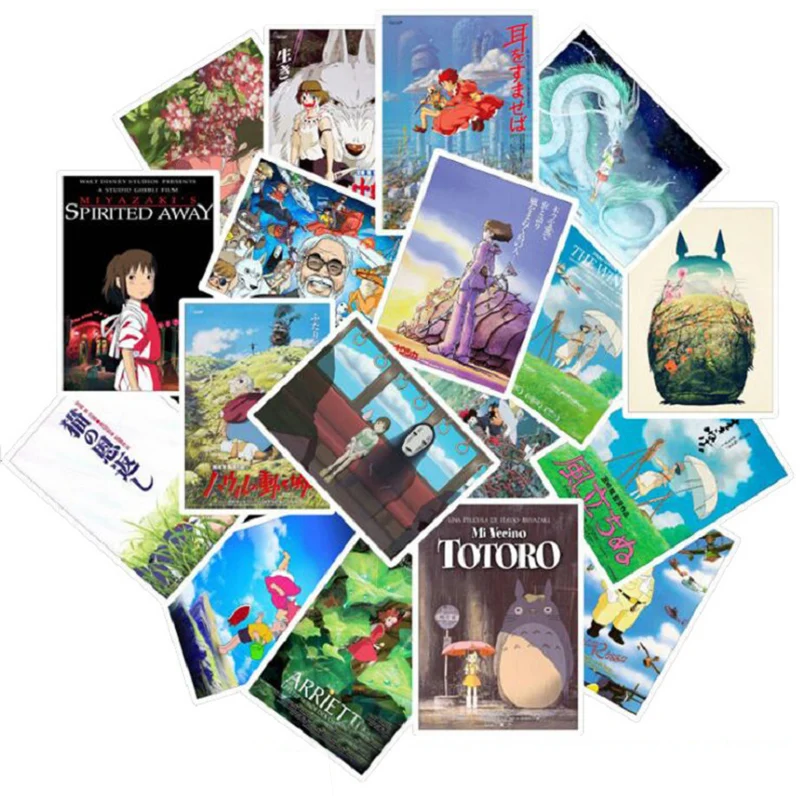 Аниме наклейка Miyazaki Hayao 25 шт. стикер s My neighter Totoro/угонная для велосипеда ноутбука
