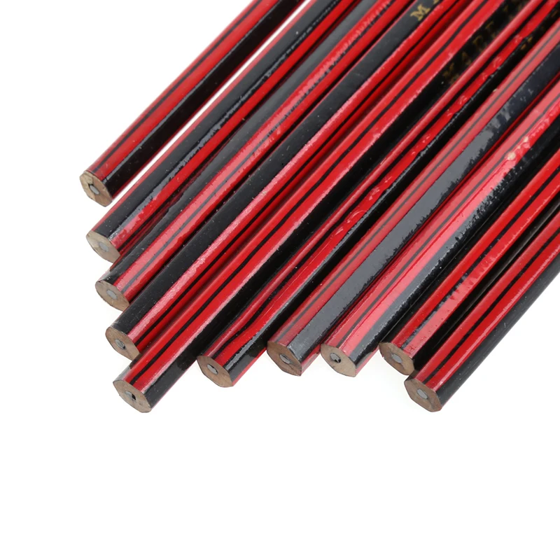 

10Pcs HB Pencil Set with Eraser Tips Unsharpened Stationery Blacklead Wooden