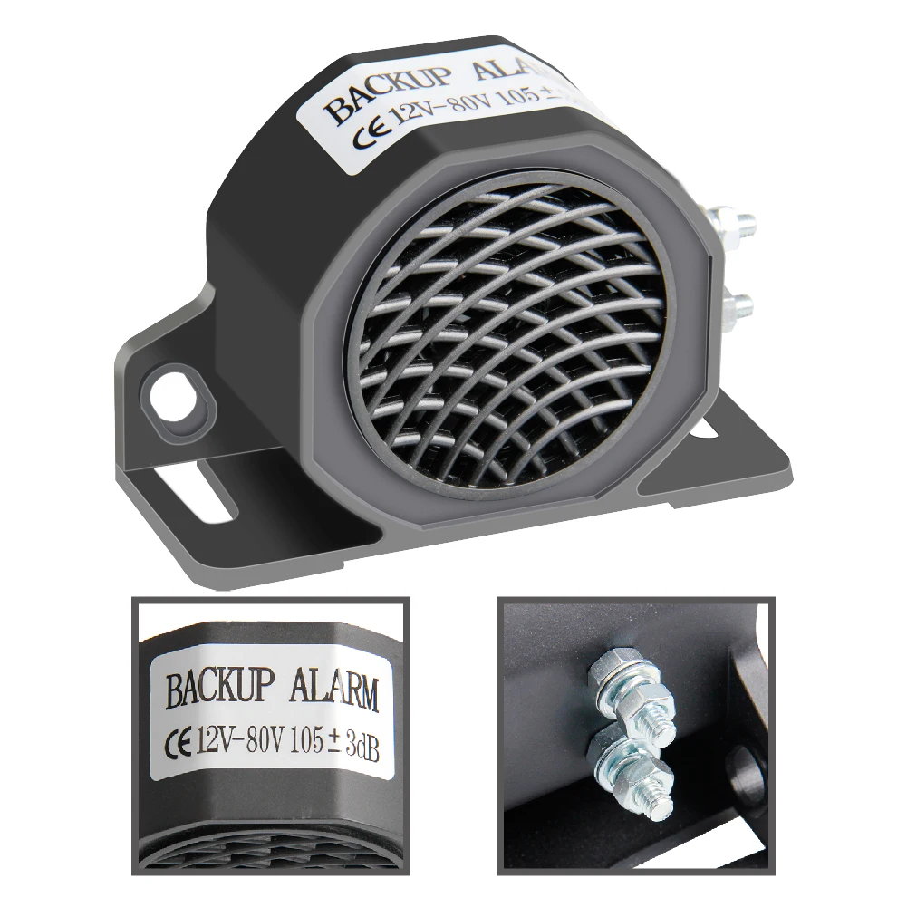 Универсальная Резервная сигнализация для экскаватора 12-80 в 105 дБ |