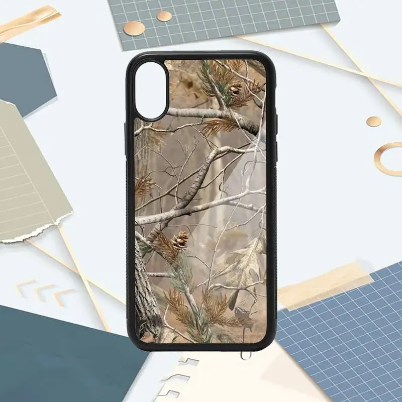 

Realtree Real Tree pattern funda Phone Case PC for iPhone 11 12 pro XS MAX 8 7 6 6S Plus X 5S SE 2020 XR